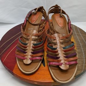 Nickels leather sandals women's 8.5